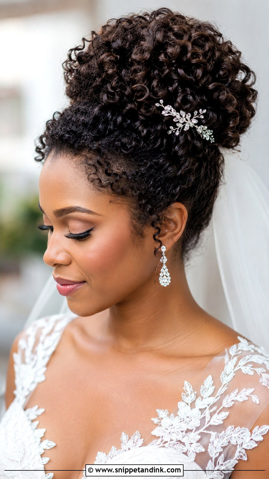 Curly Bun - Snippet and Ink - 20 Hair Bun Styles Wedding