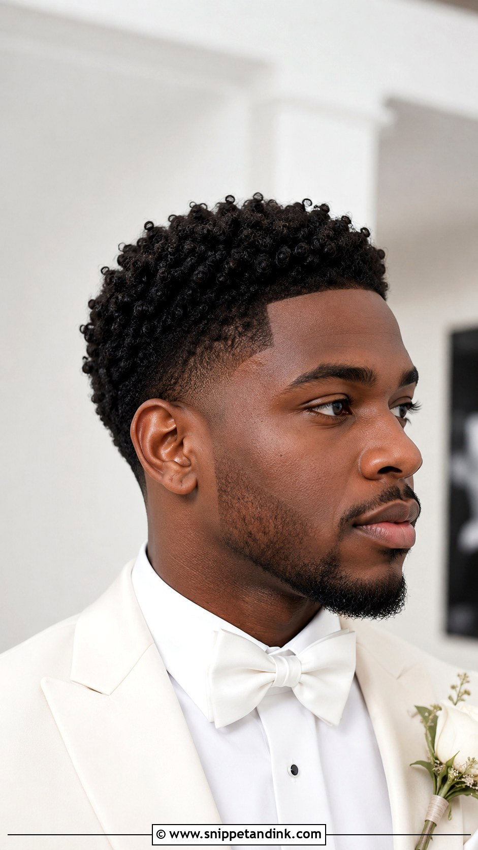 Curly Groom Hairstyle - Snippet and Ink - 15 Wedding Groom Hairstyle Ideas