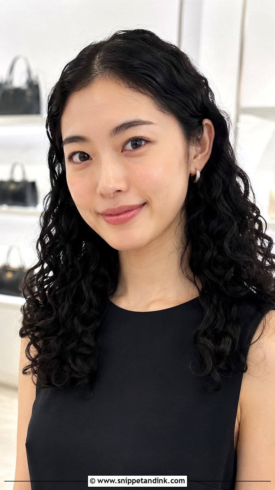 Curly Hair Tucked Behind Ears - Snippet and Ink - 25 Curly Hairstyles for Wedding Guest