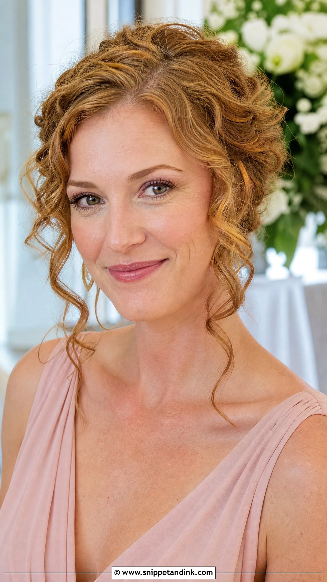 Curly Hair With Face Framing Pieces Wedding Guest - Snippet and Ink - 15 Curly Hairstyles for a Wedding Guest