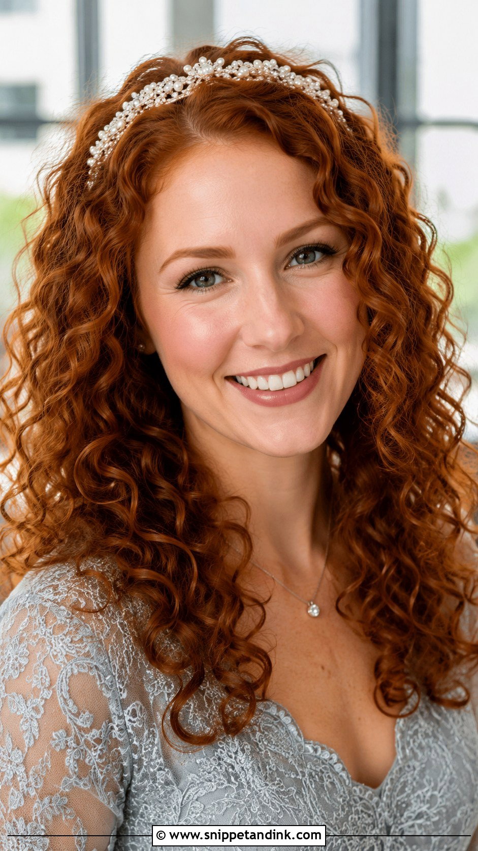 Curly Hair With a Headband - Snippet and Ink - 20 Wedding Guest Hair Curly Ideas