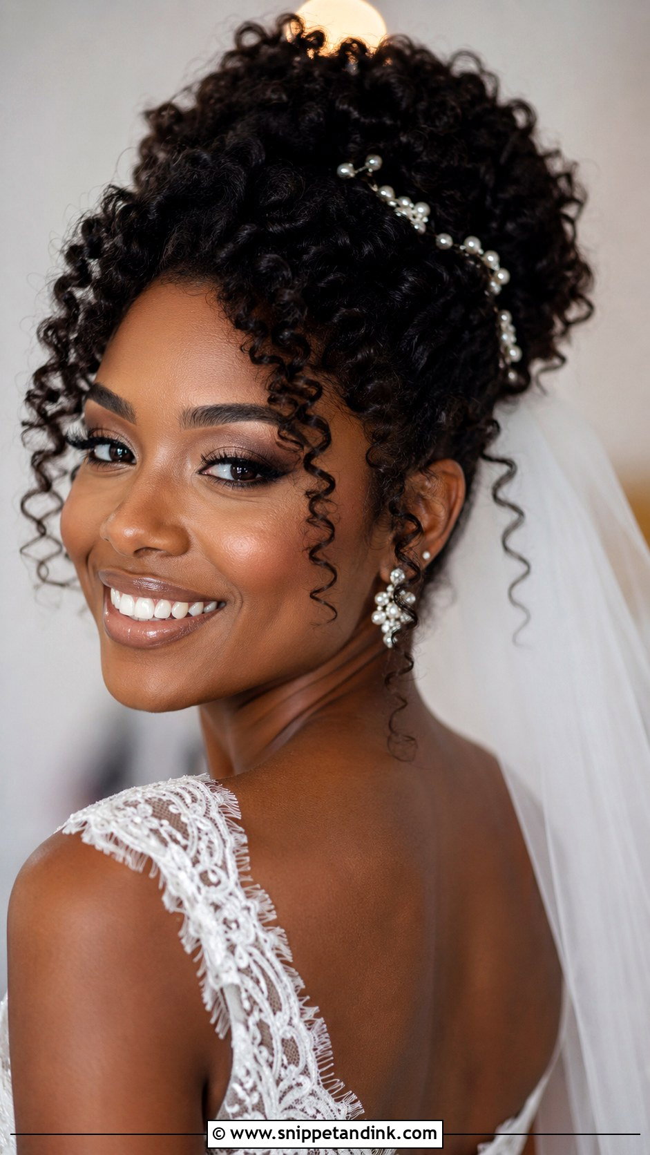 Curly Halo Updo - Snippet and Ink - 20 4c Bridal Hairstyles