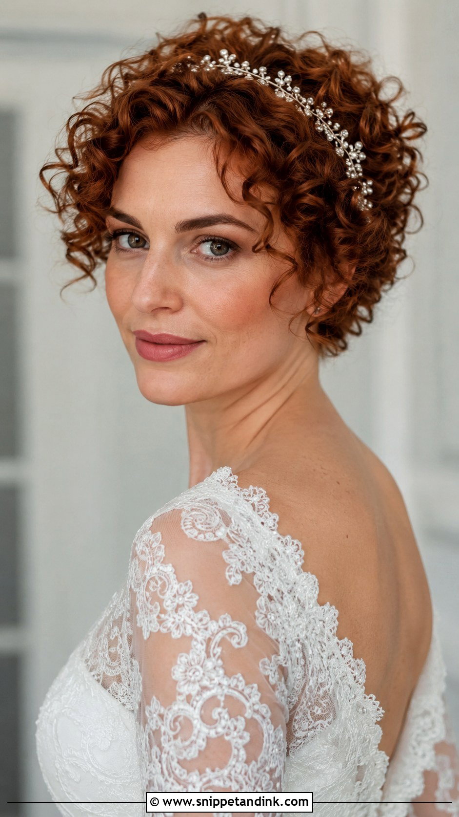 Curly Pixie Cut - Snippet and Ink - 25 Short Wedding Hairstyle Ideas