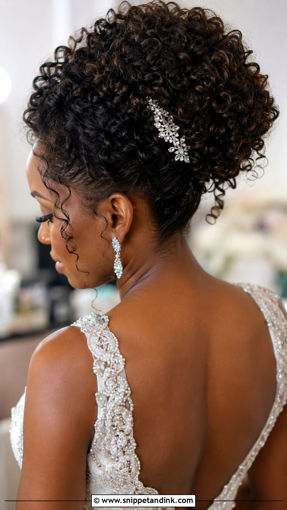 Curly Updo - Snippet and Ink - 30 Wedding Hair Ideas
