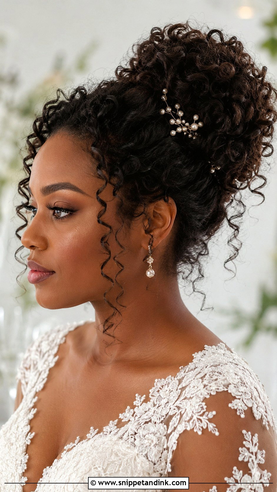 Curly Updo - Snippet and Ink - 25 Classy Wedding Hair Ideas