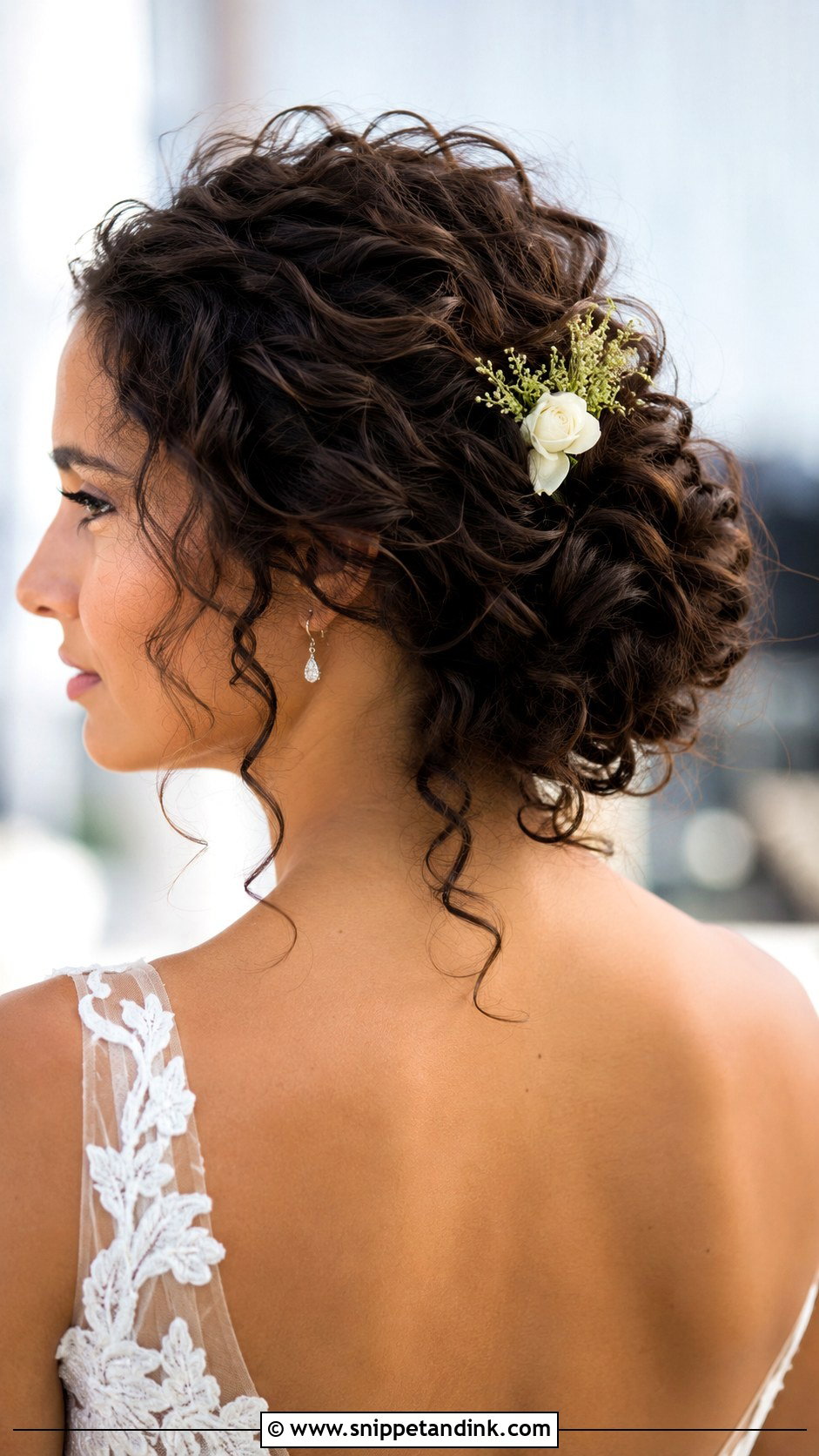 Curly Updo - Snippet and Ink - 30 Simple Hairstyles for Wedding