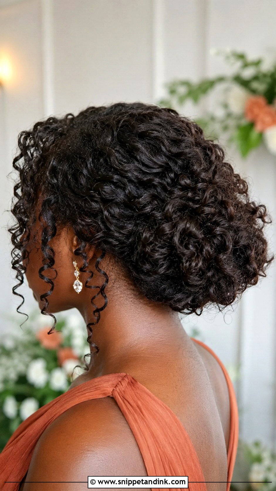 Curly Updo Bridesmaid Hairdo - Snippet and Ink - 20 Hairdo for Bridesmaid Ideas