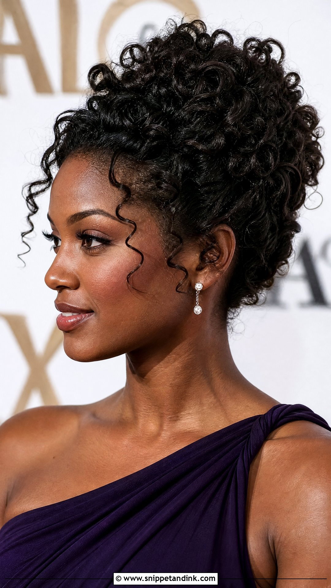 Curly Updo For Formal Events - Snippet and Ink - 15 Cute Hairstyles for Formal Events