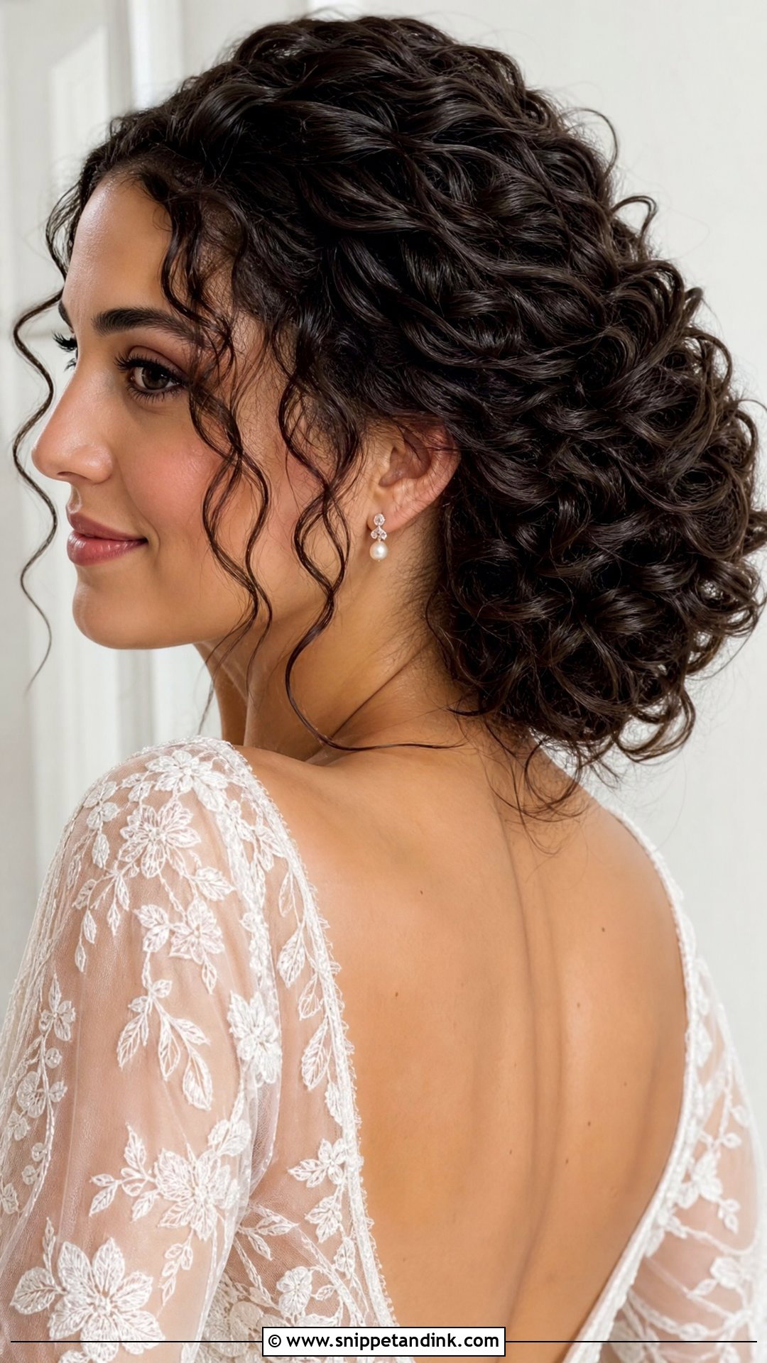 Curly Updo For Long Natural Hair - Snippet and Ink - 15 Formal Curly Natural Curls Wedding Updo Hairstyles