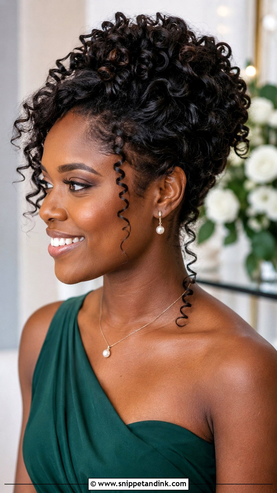 Curly Updo For Short Hair - Snippet and Ink - 20 Bridesmaid Hairstyles Updo Short Hair