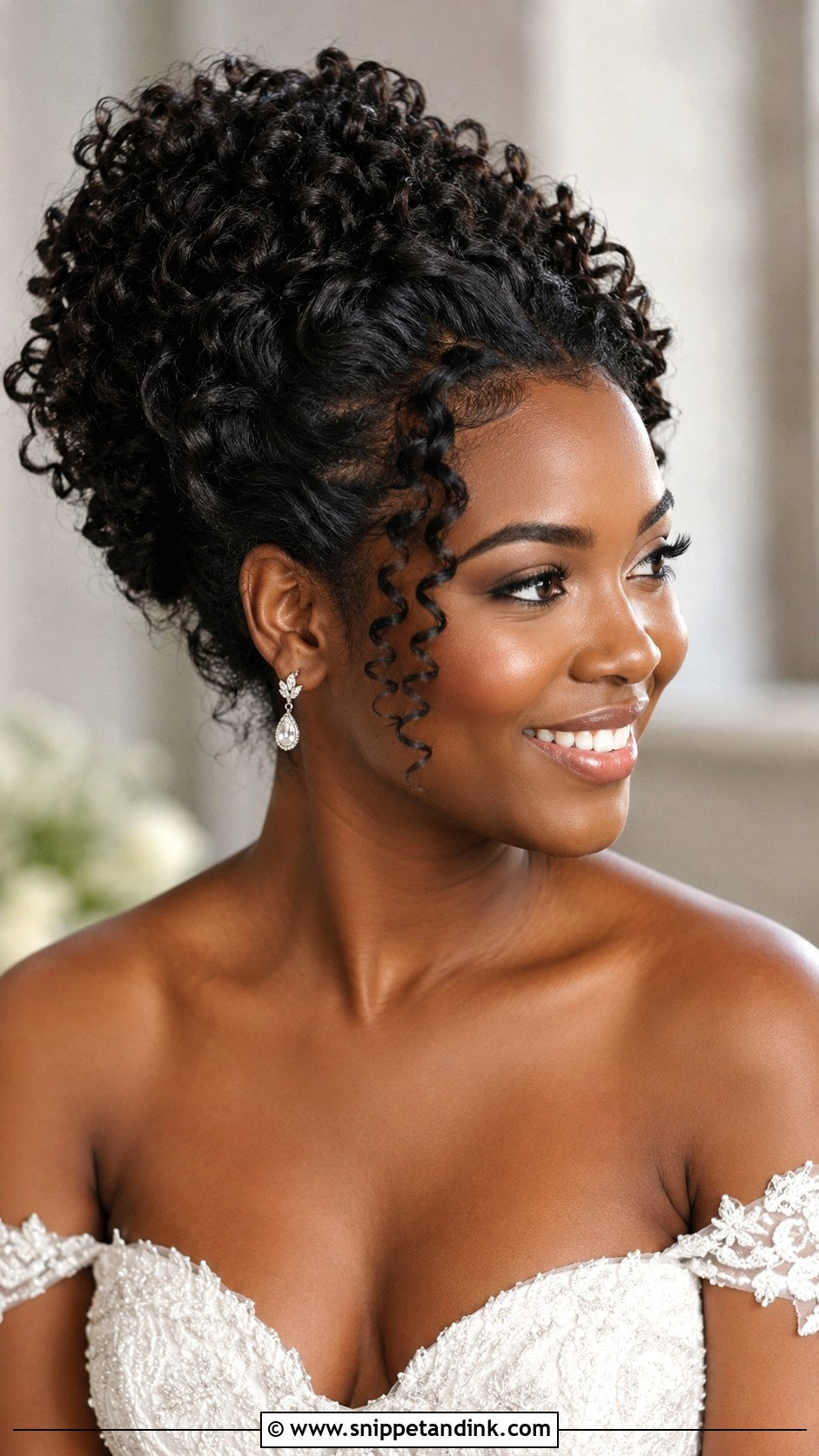 Curly Updo For Wedding - Snippet and Ink - 15 Updo Hairstyle for Wedding Ideas