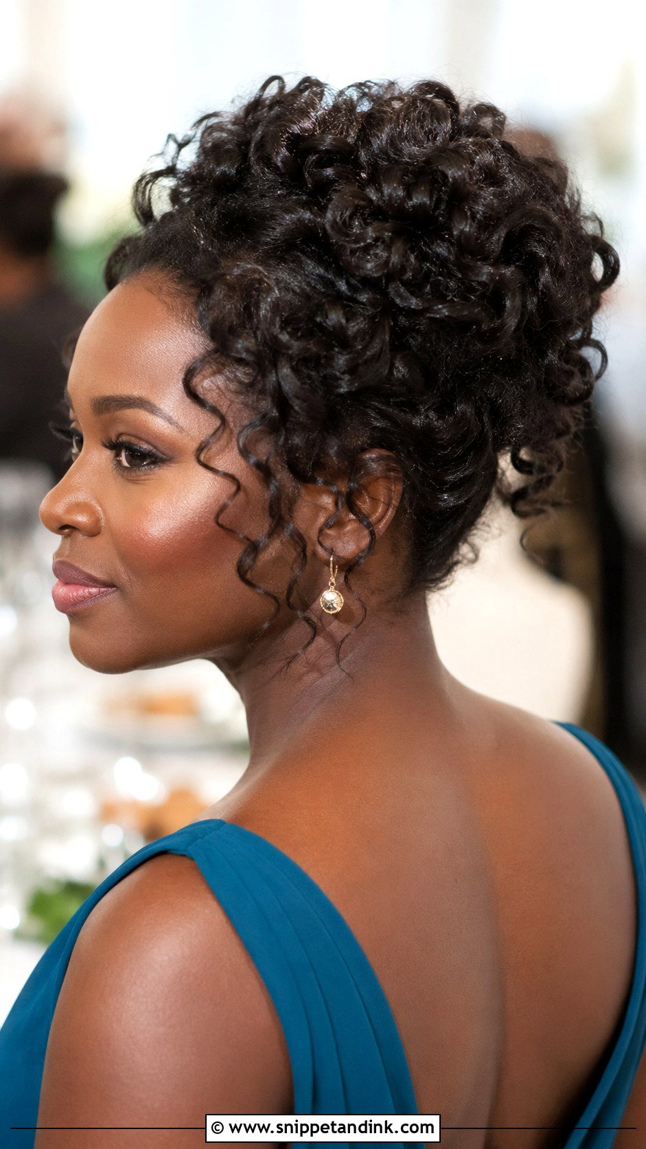 Curly Updo Wedding Guest Hair - Snippet and Ink - 15 Wedding Guest Up Dos Hairstyles