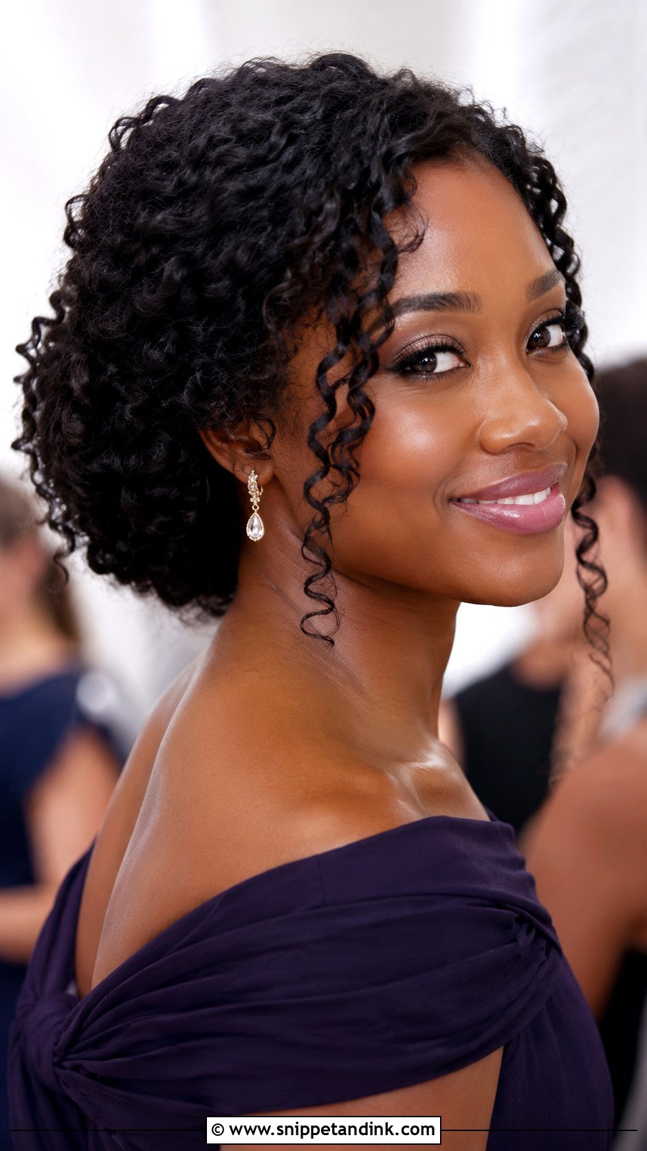 Curly Updo Wedding Guest Hairstyle - Snippet and Ink - 15 Simple Hairstyle Wedding Guest Ideas