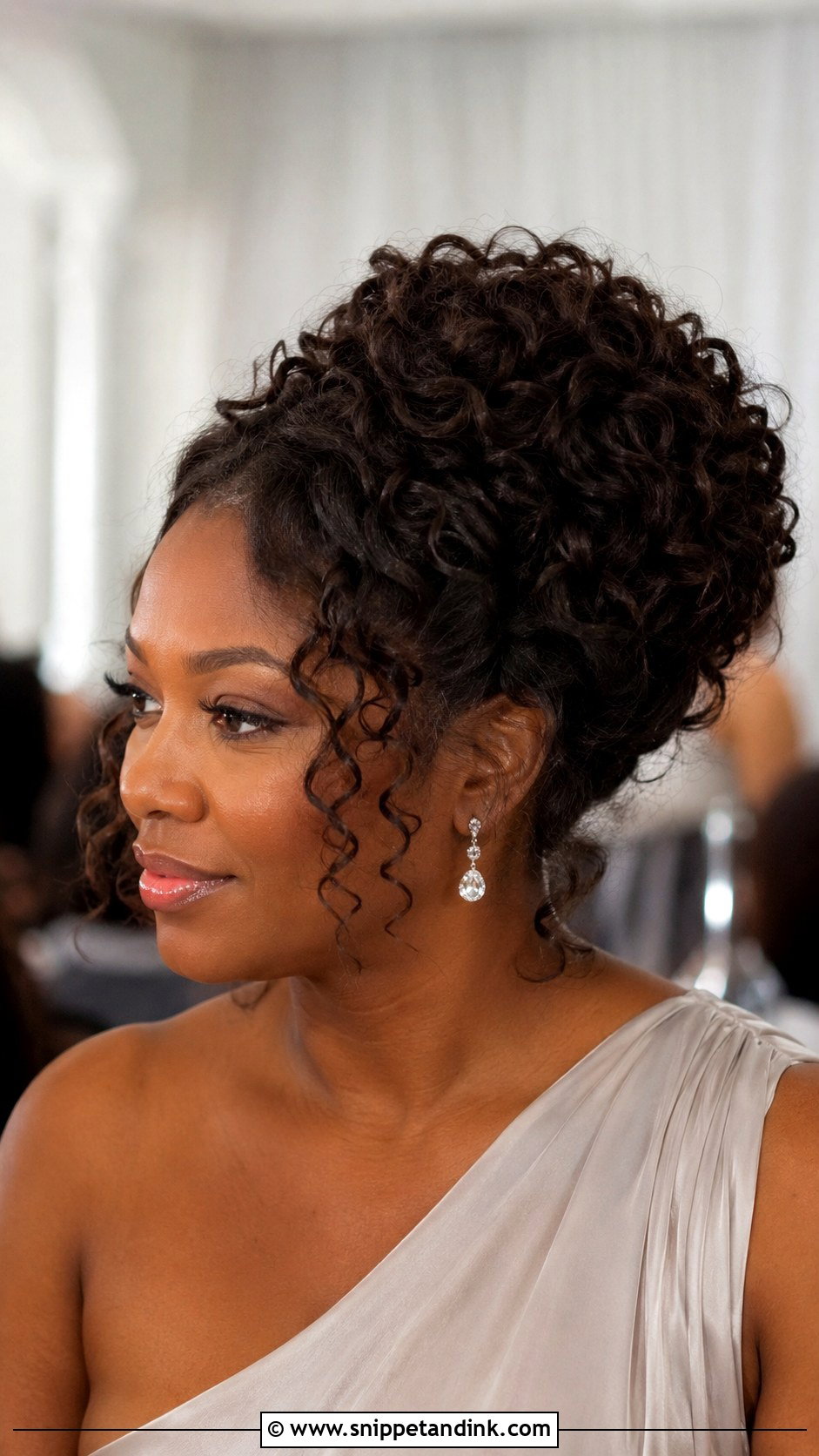 Curly Updo Wedding Hair - Snippet and Ink - 15 Hairstyles for Going to a Wedding