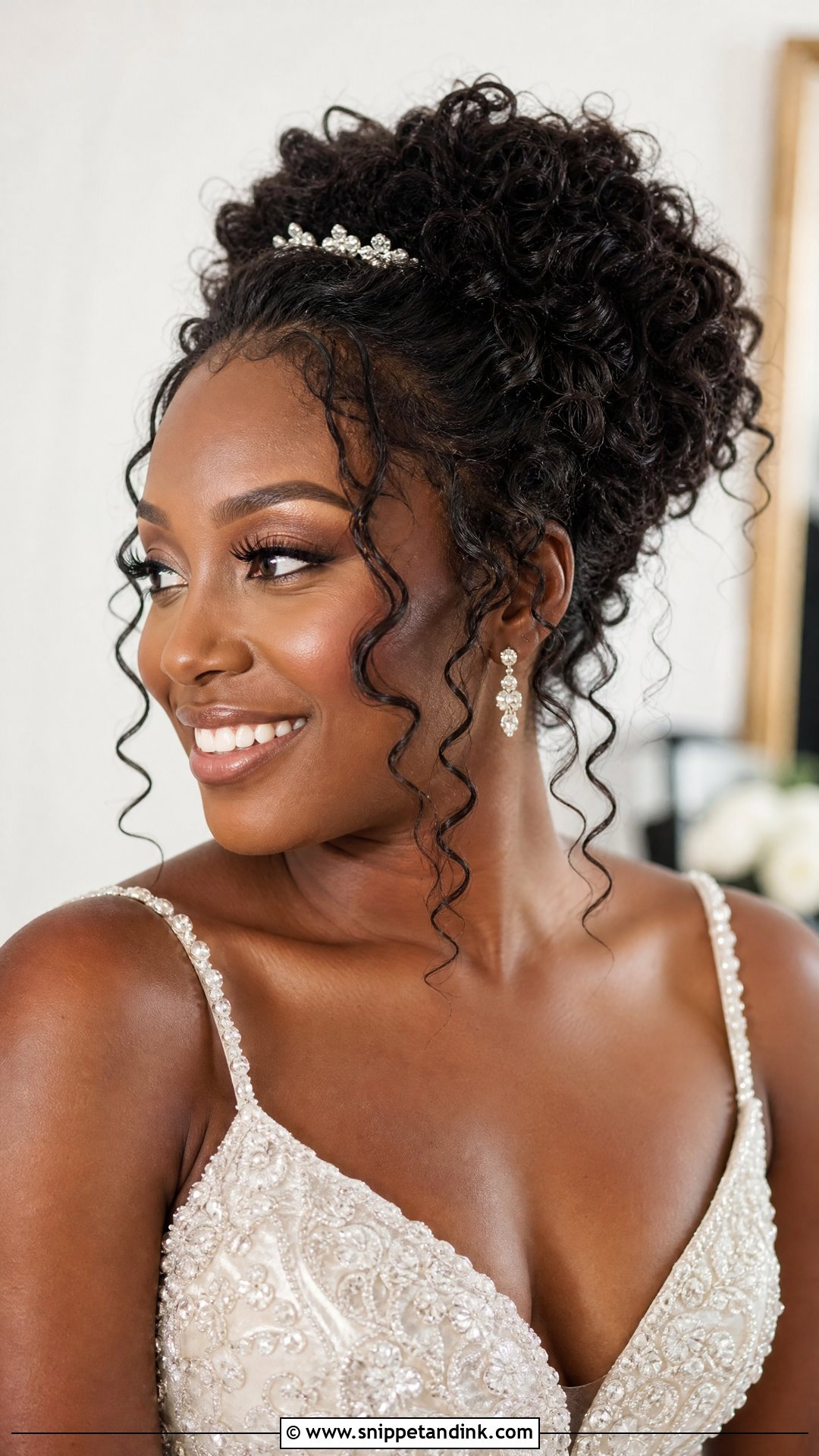 Curly Updo Wedding Hair Tutorial - Snippet and Ink - 25 Wedding Hair Tutorial Ideas