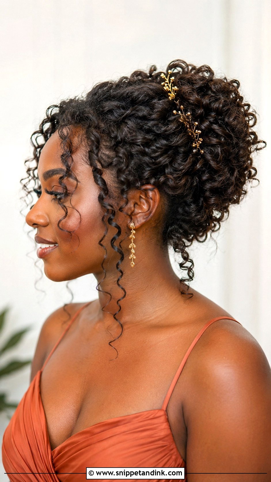 Curly Updo Wedding Hairstyle - Snippet and Ink - 30 Wedding Hairstyles for Bridesmaids