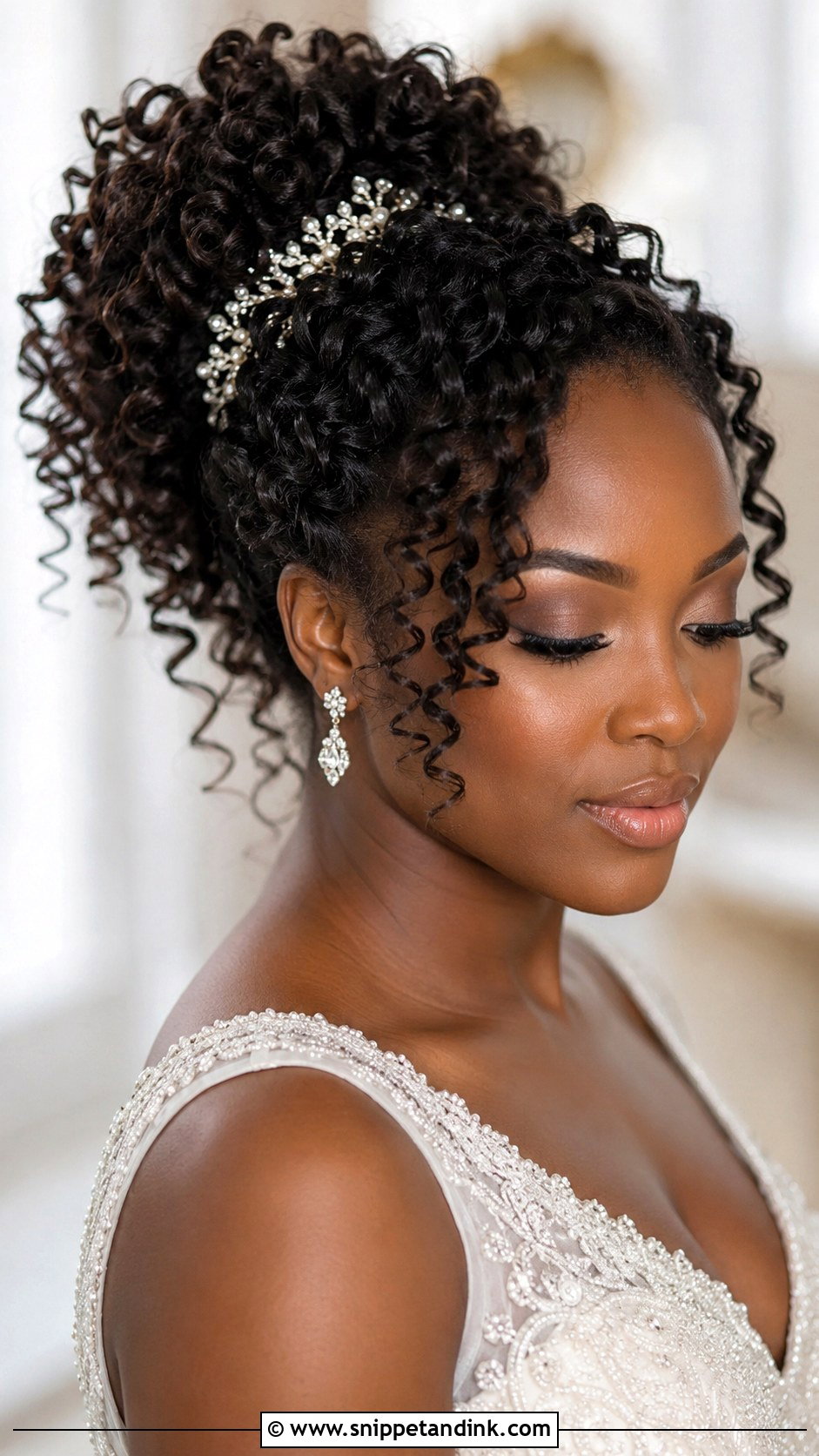 Curly Updo Wedding Hairstyle Tutorial - Snippet and Ink - 25 Wedding Hairstyles Tutorial