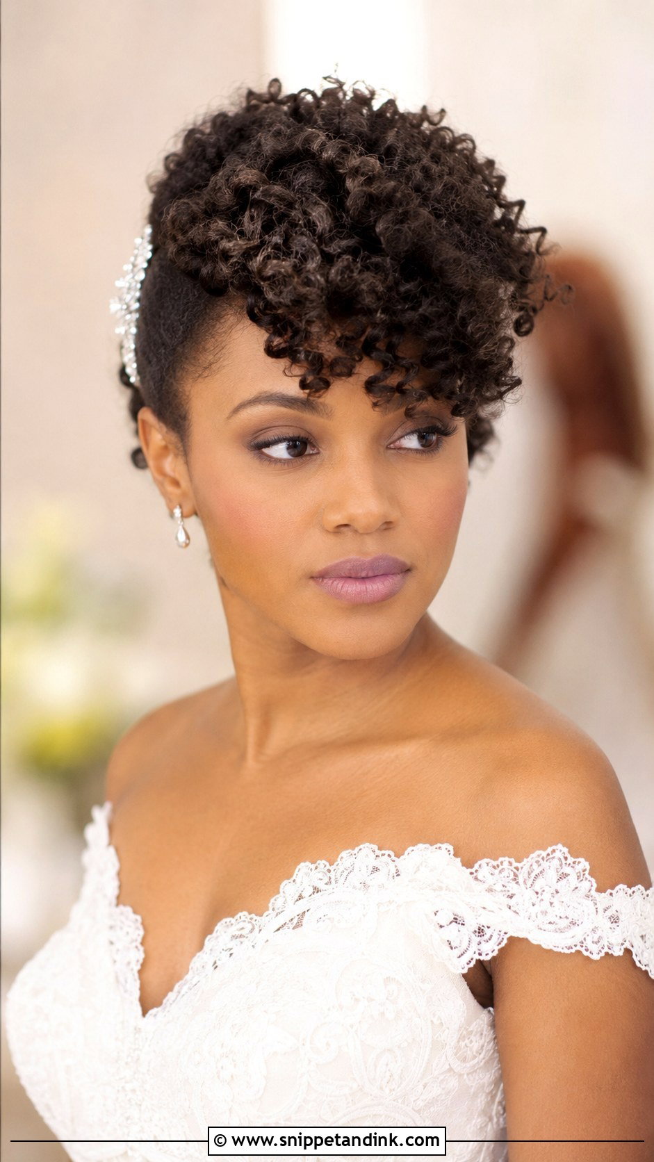 Curly Updo With Side Swoop - Snippet and Ink - 20 4c Bridal Hairstyles