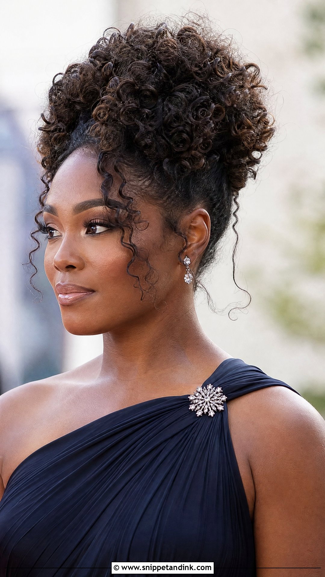 Curly Updo With Volume - Snippet and Ink - 20 Party Wedding Hair Styles