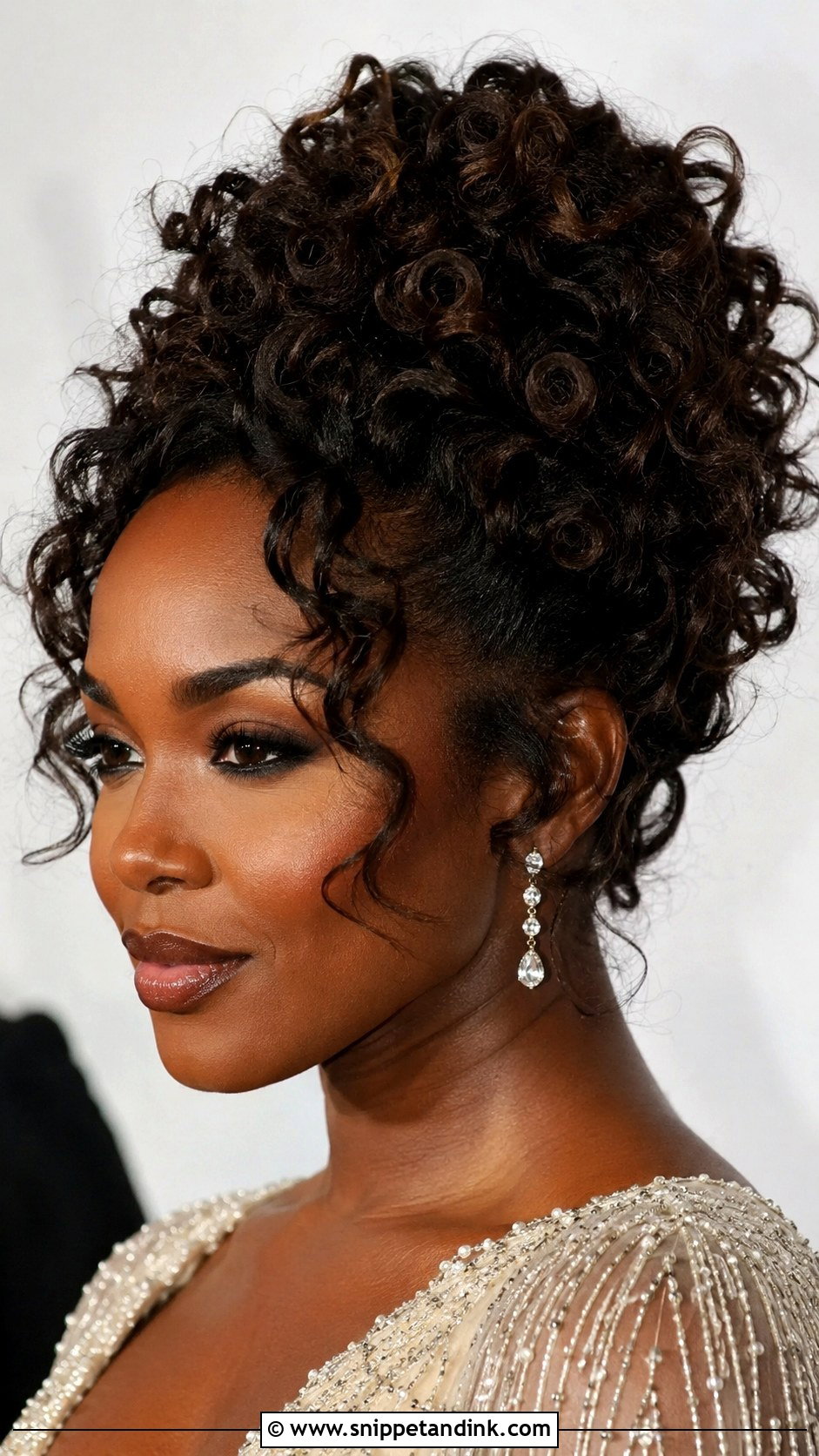 Curly Updo With Volume - Snippet and Ink - 25 Wedding Hair Dos
