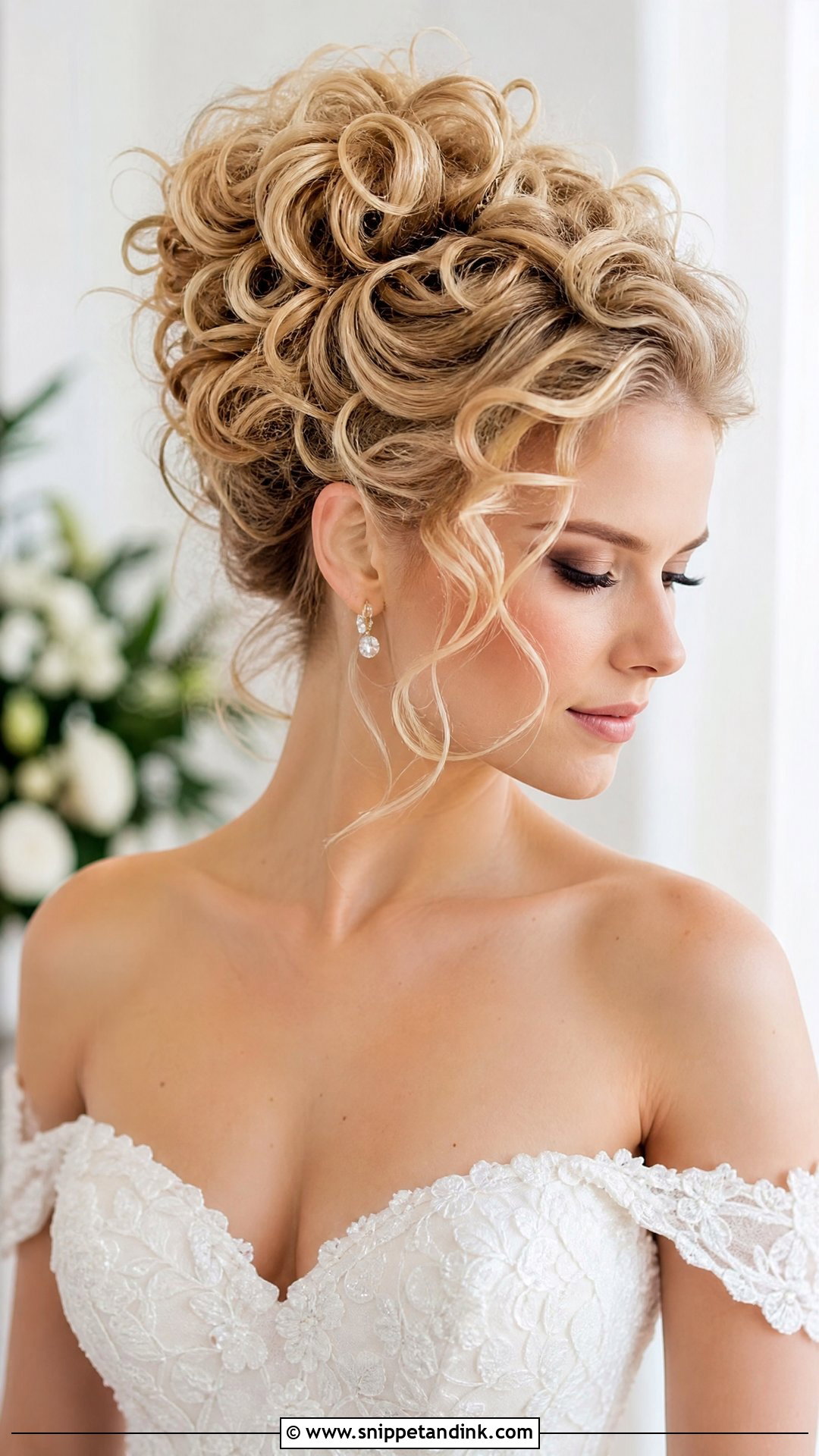 Curly Updo for Fine Hair - Snippet and Ink - 20 Wedding Guest Hair for Fine Hair Ideas