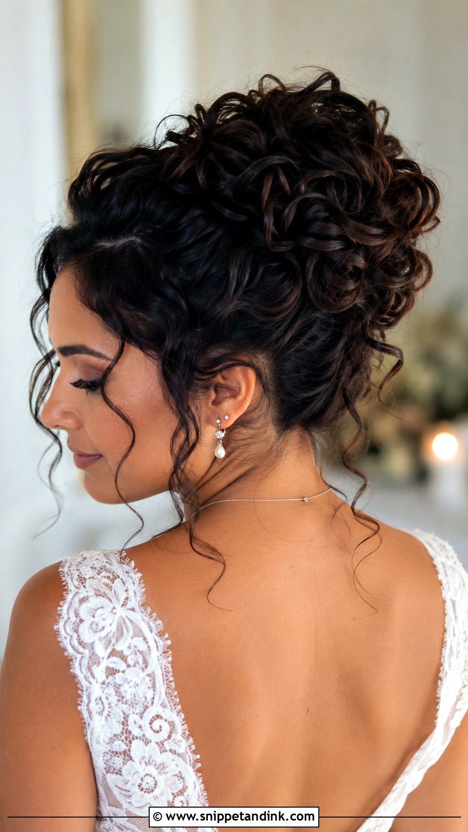 Curly Updo for Long Hair - Snippet and Ink - 30 Wedding Updos for Long Hair