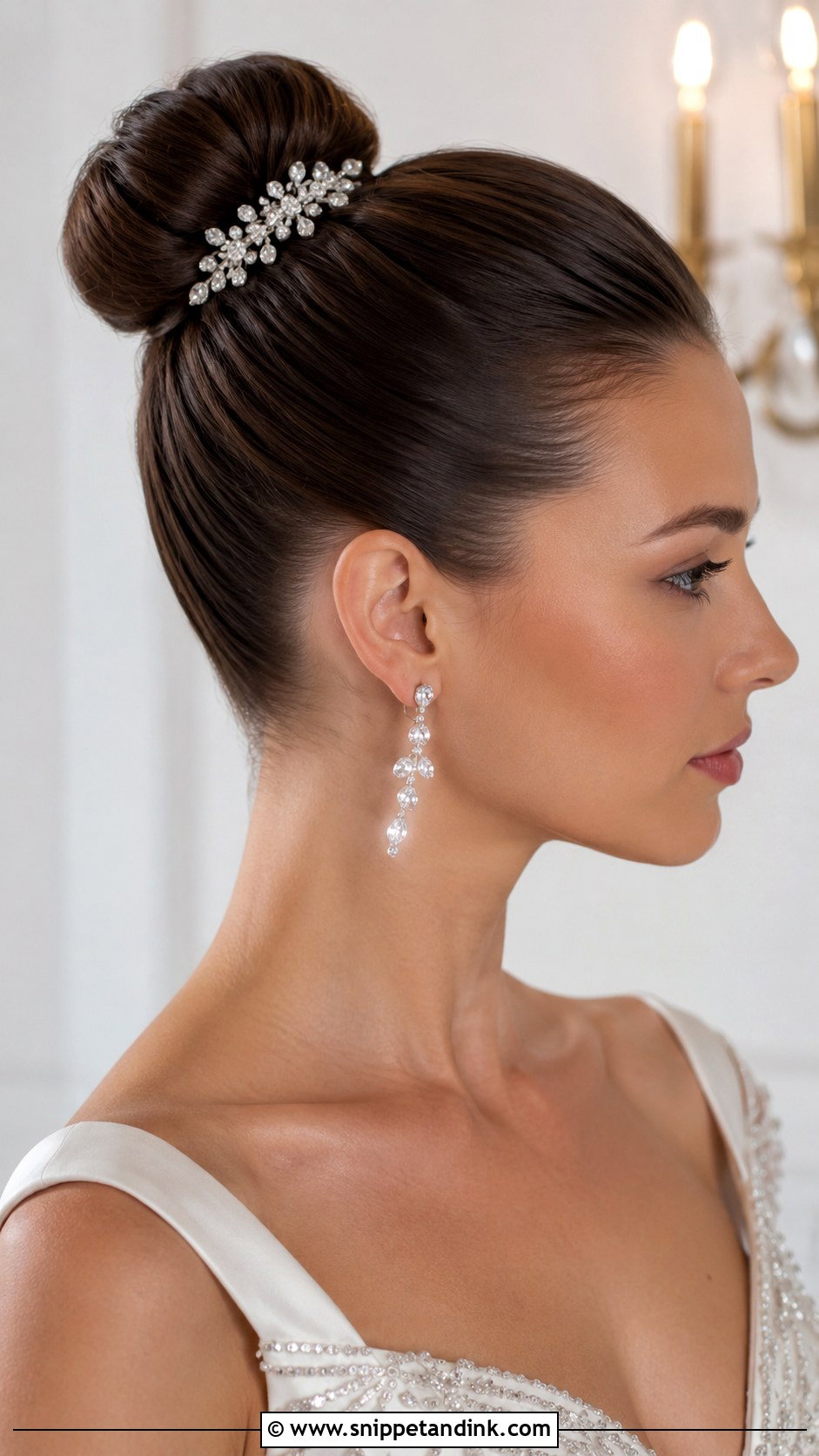 Curly Updo for Natural Hair - Snippet and Ink - 20 Elegant Wedding Hair Updo Ideas
