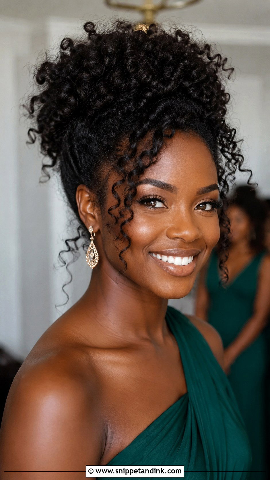 Curly Updo for a Wedding Guest - Snippet and Ink - 25 Hair Styles for a Wedding Guest