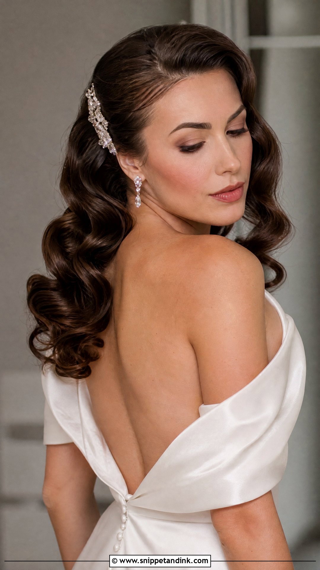 Curly Vintage Inspired Waves - Snippet and Ink - 20 Curly Wedding Hairstyle Ideas