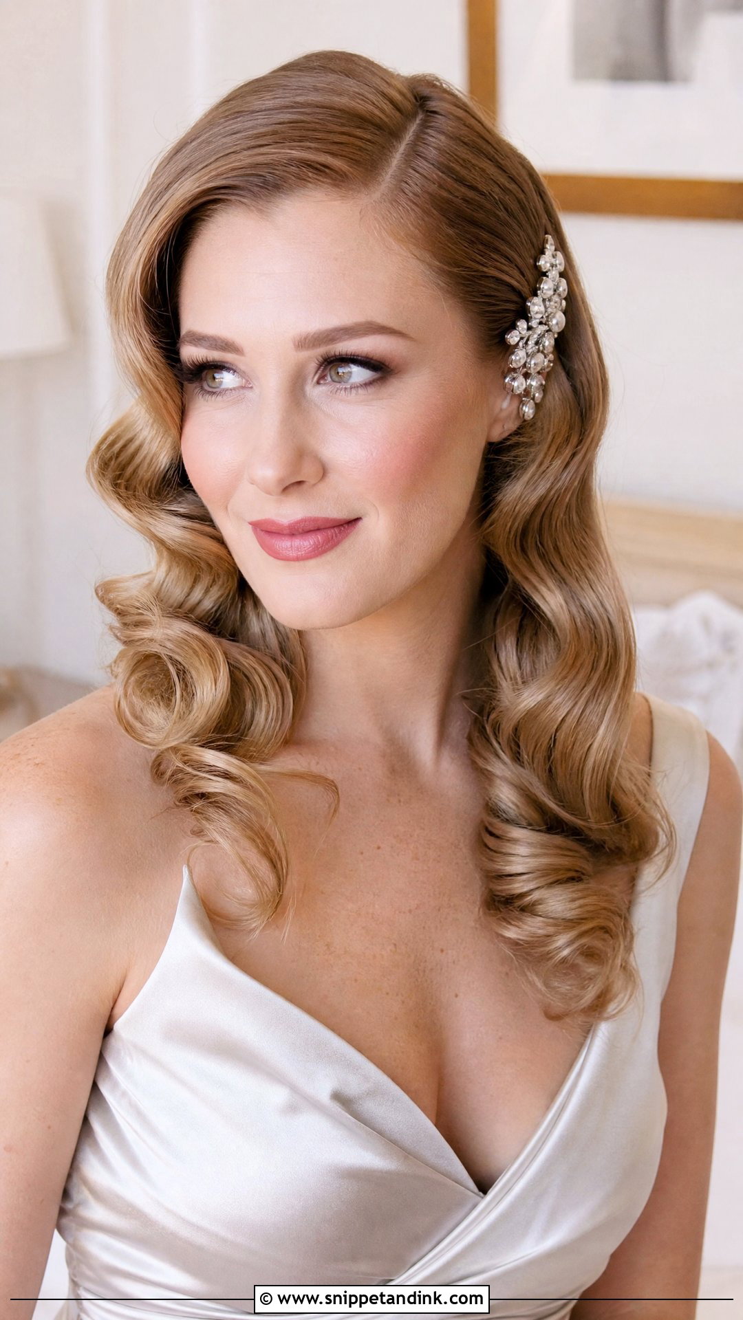 Curly Vintage Wedding Hair - Snippet and Ink - 20 Naturally Curly Wedding Hair Ideas