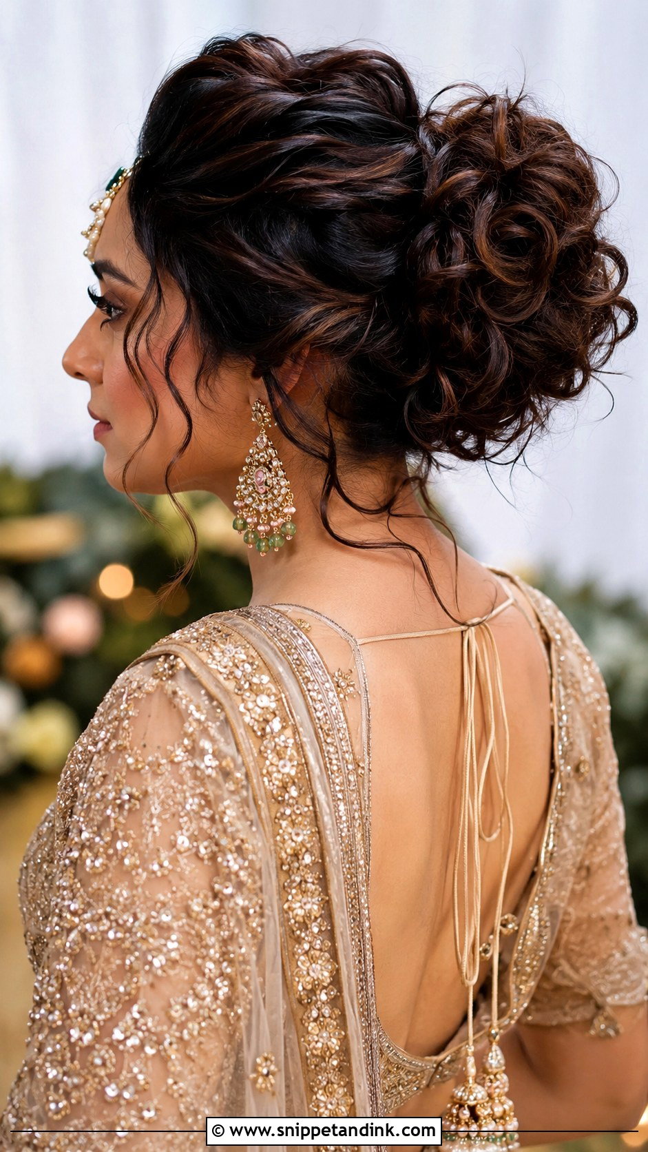 Curly Volume Bun Joda - Snippet and Ink - 20 Joda Hair Styles for Wedding