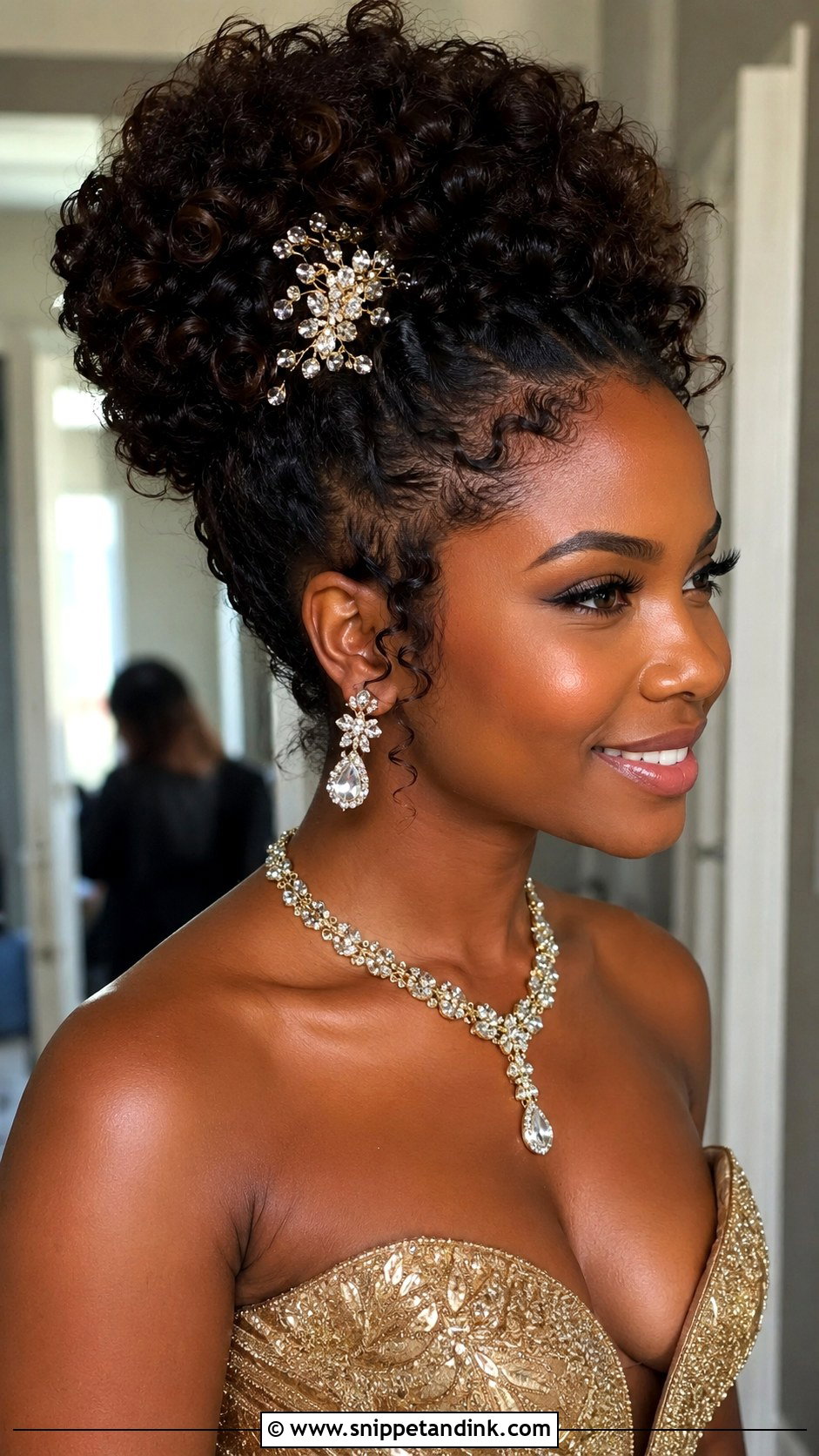 Curly Voluminous Updo - Snippet and Ink - 20 Sister of the Bride Hairstyles
