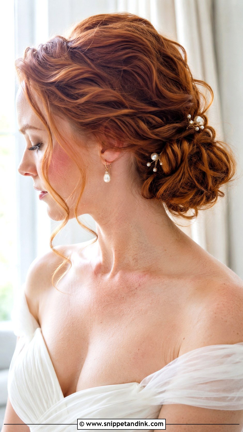 Curly Wedding Chignon - Snippet and Ink - 15 Wedding Hairstyles with Curls