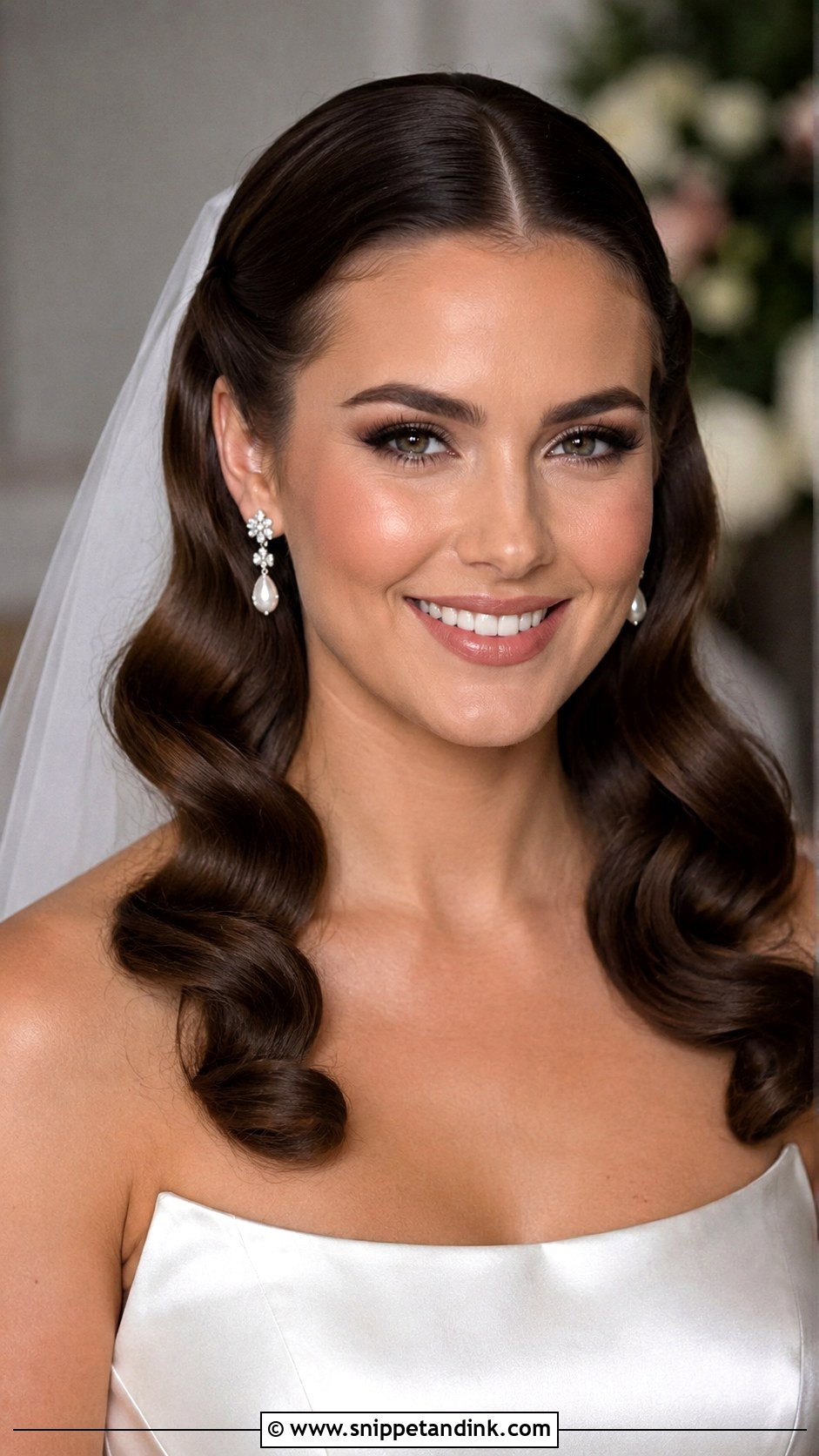Curly Wedding Hair Behind Ears - Snippet and Ink - 15 Wedding Hair Behind Ears