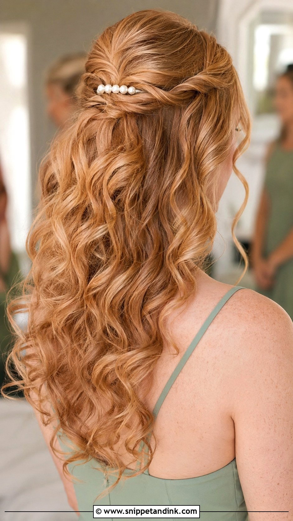 Curly Wedding Hair For Bridesmaids - Snippet and Ink - 20 Curl Wedding Hair Styles