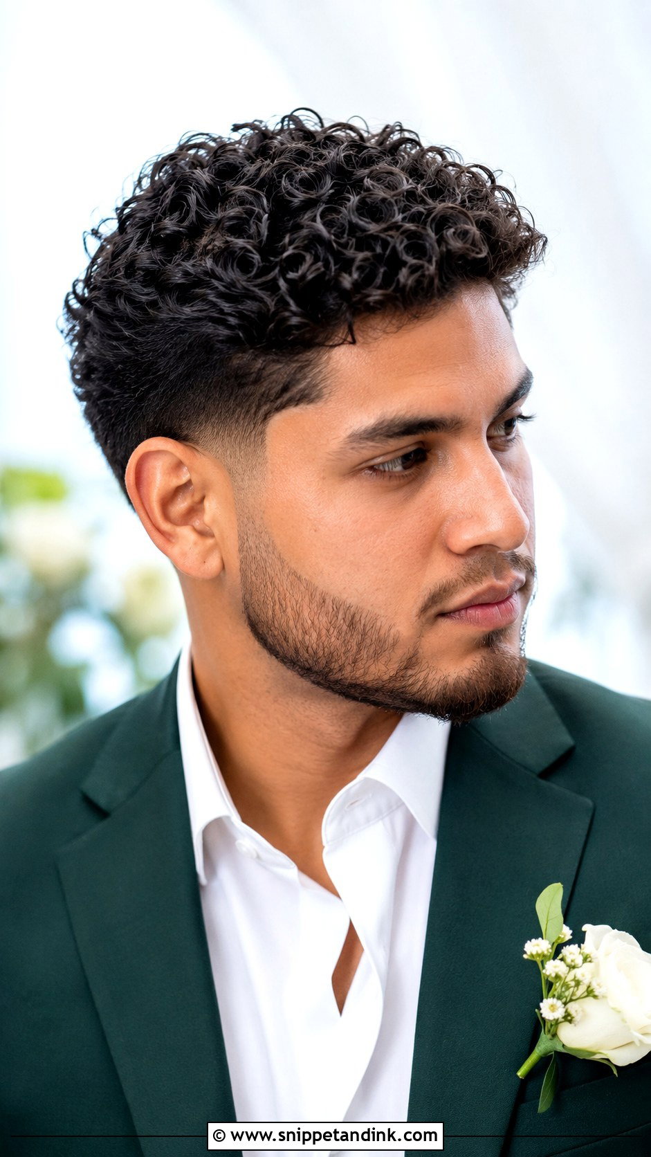 Curly Wedding Hair Men - Snippet and Ink - 15 Mens Hairstyles for Wedding