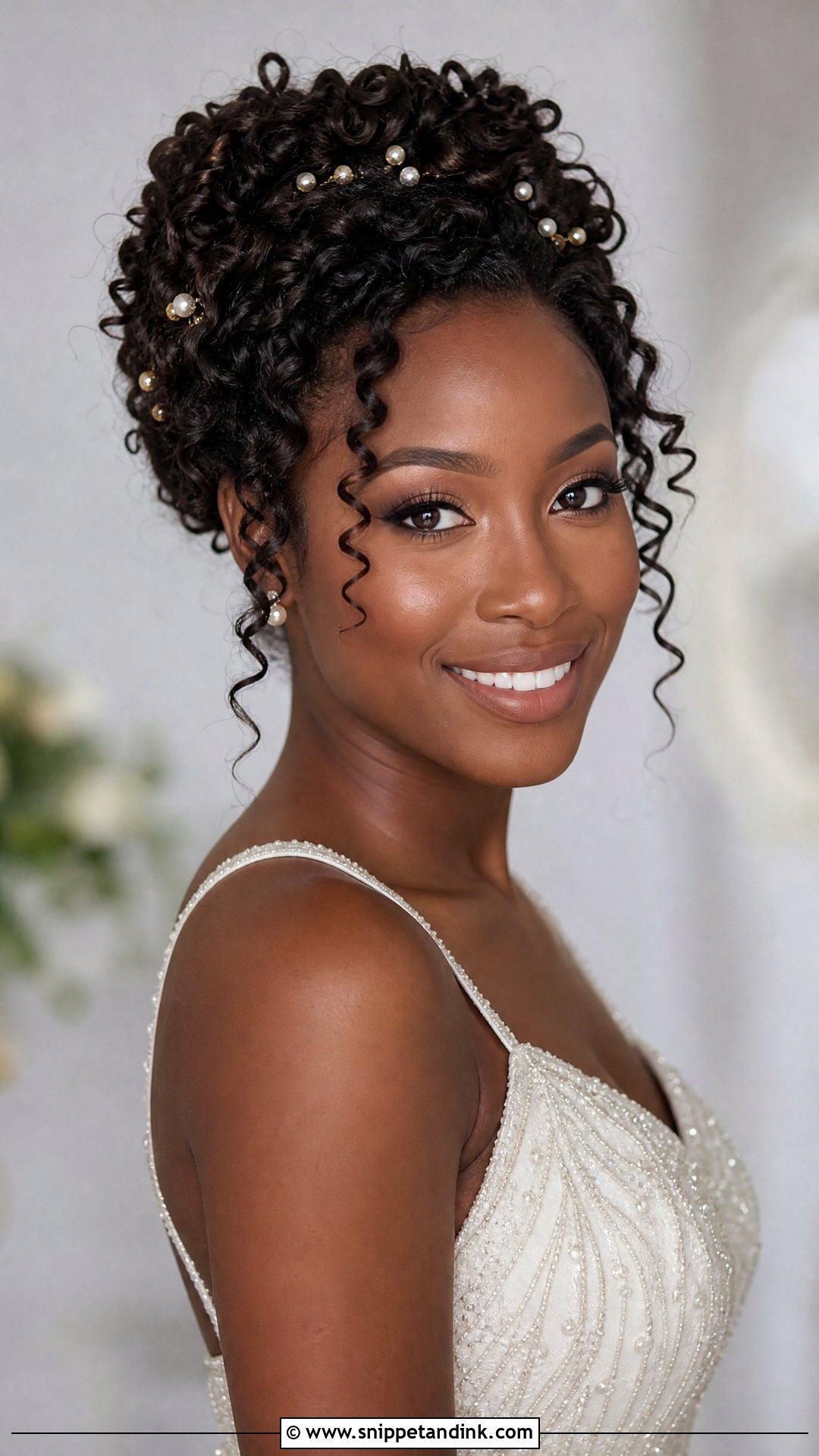 Curly Wedding Hair Updo - Snippet and Ink - 15 Fun Wedding Hair Ideas