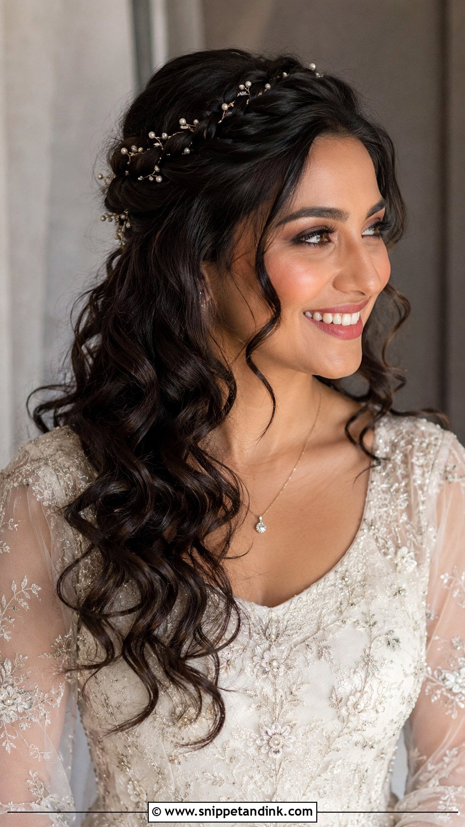 Curly Wedding Hair With Veil - Snippet and Ink - 20 Curl Wedding Hair Styles