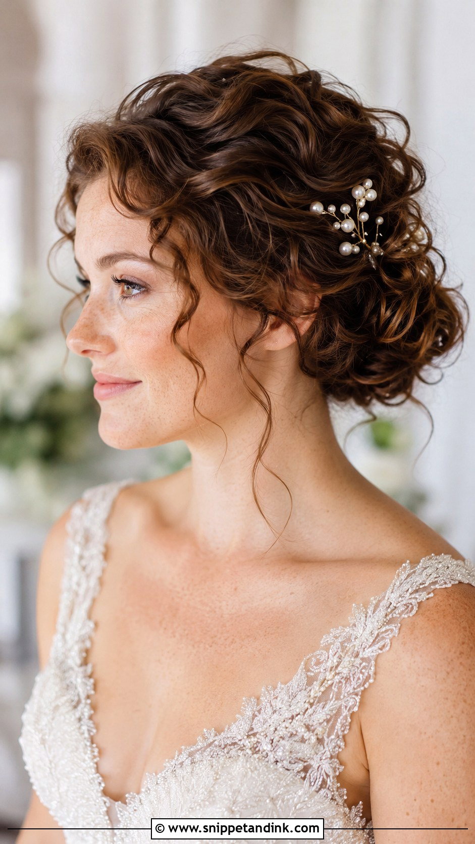 Curly Wedding Updo - Snippet and Ink - 15 Wedding Hairstyles with Curls
