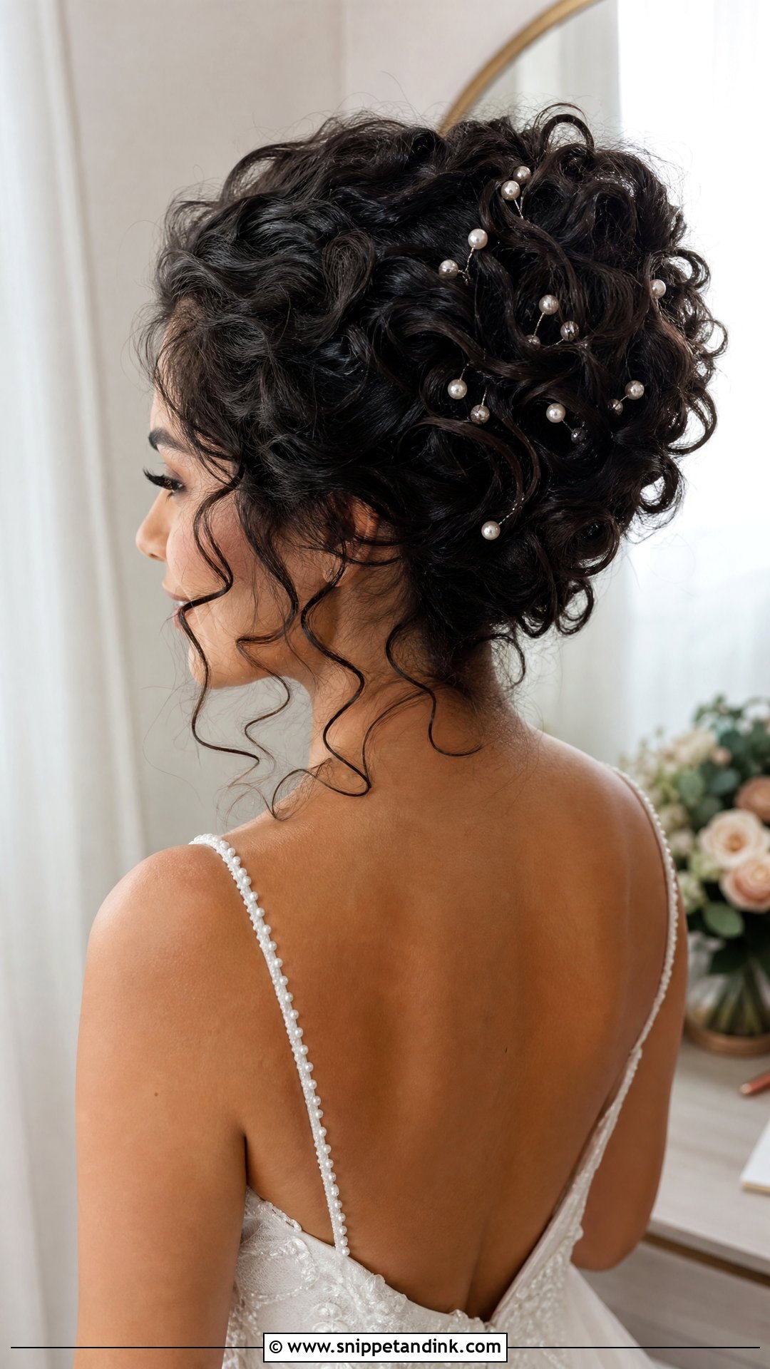 Curly Wedding Updo - Snippet and Ink - 20 Wedding Hair Up Do for Bride Ideas