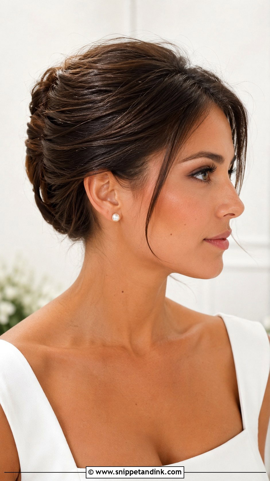 Curly Wedding Updo For Short Hair - Snippet and Ink - 15 Simple Wedding Updos for Short Hair