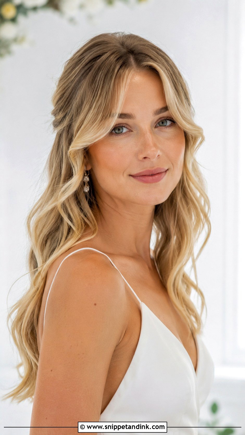 Curtain Bang Curls - Snippet and Ink - 25 Wedding Hair Curls