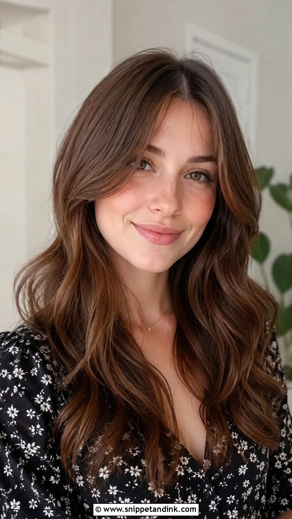 Curtain Bangs With Soft Waves - Snippet and Ink - 30 Hair Looks for Wedding Guest