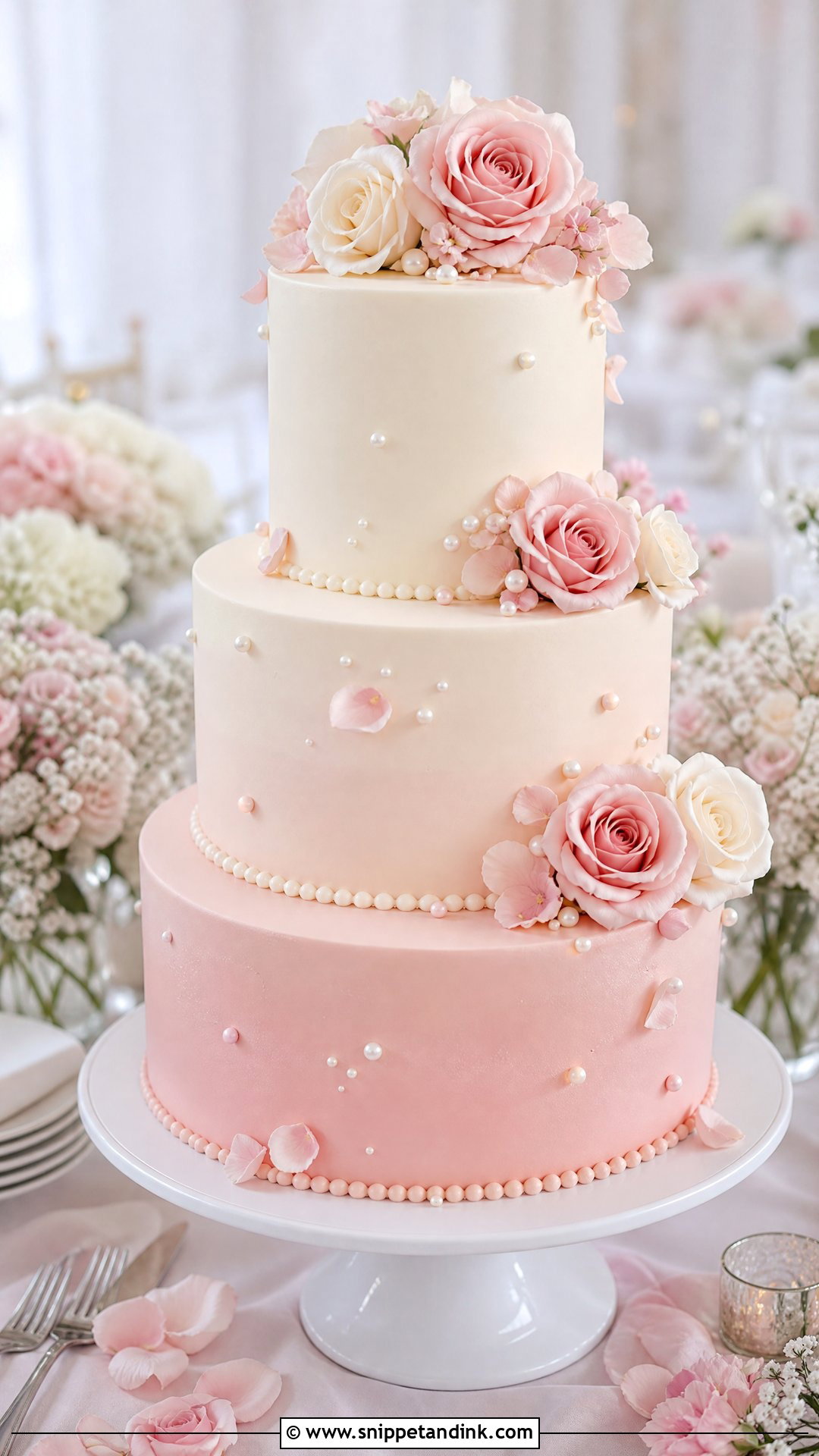 Custom Ombre Wedding Cake - Snippet and Ink - 25 Custom Cakes for Wedding