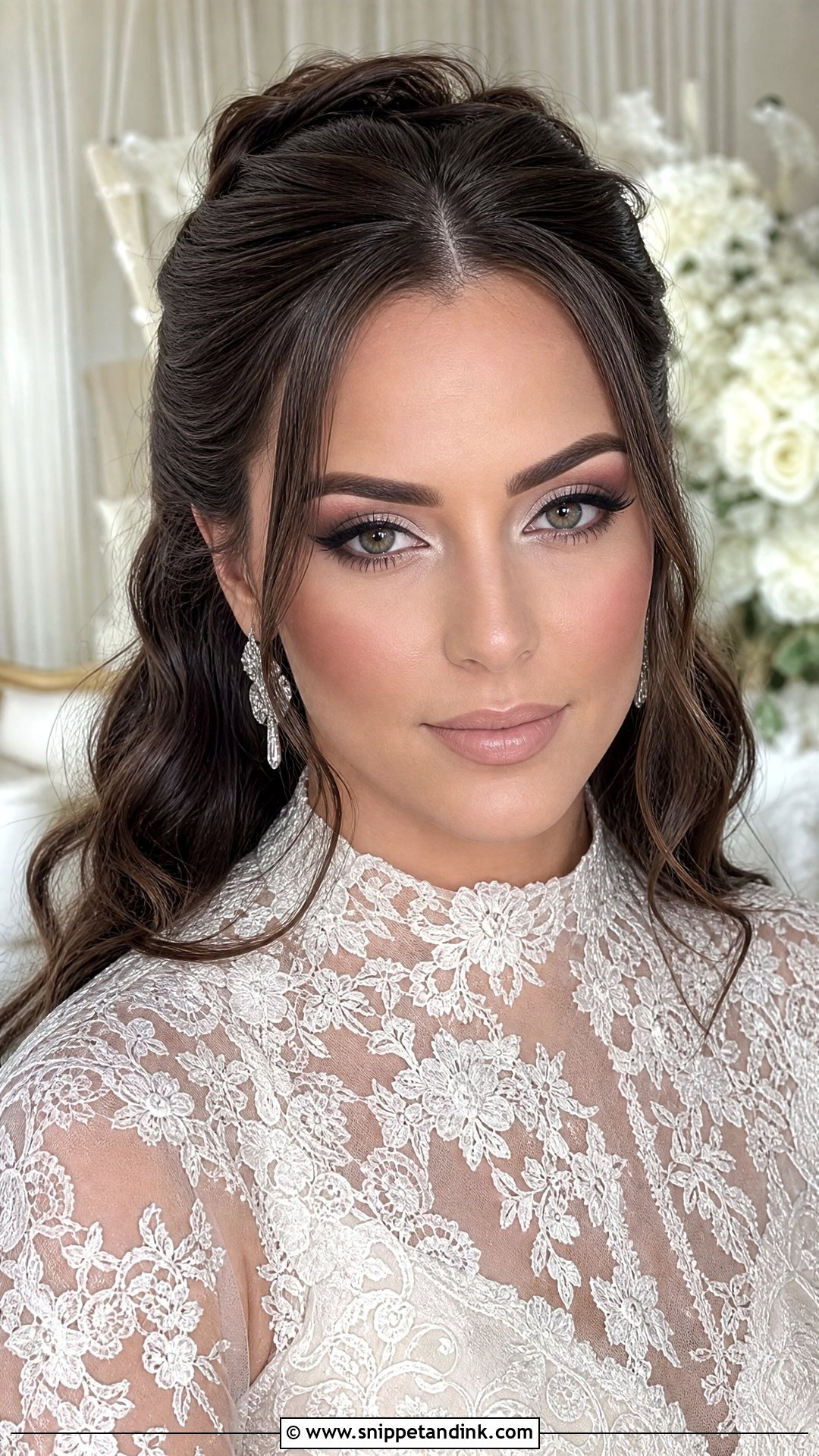 Cut Crease Bridal Eye Makeup - Snippet and Ink - 20 Bridal Makeup Eyes
