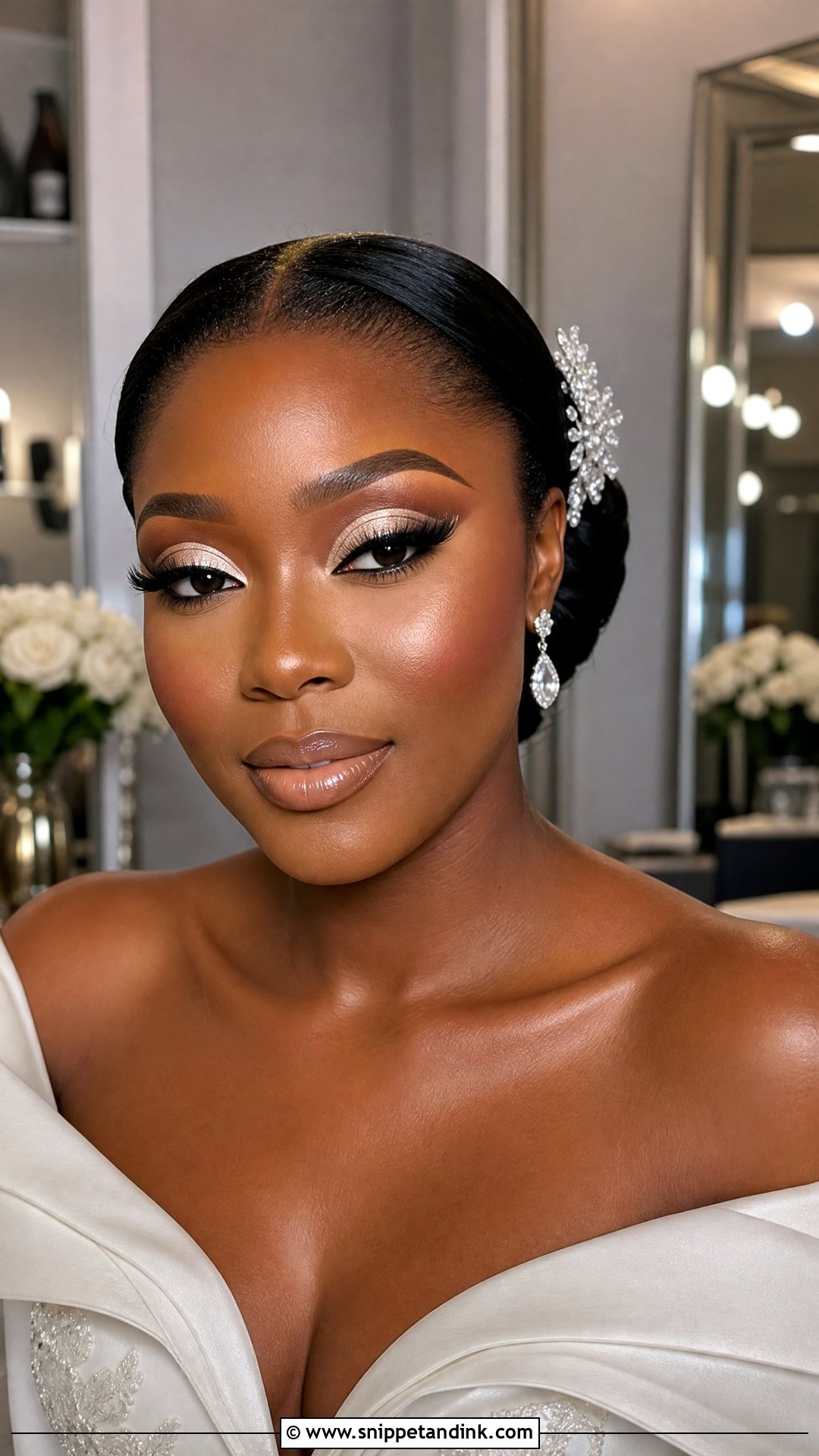 Cut Crease Bridal Eyeshadow - Snippet and Ink - 25 Bridal Eyeshadow Ideas
