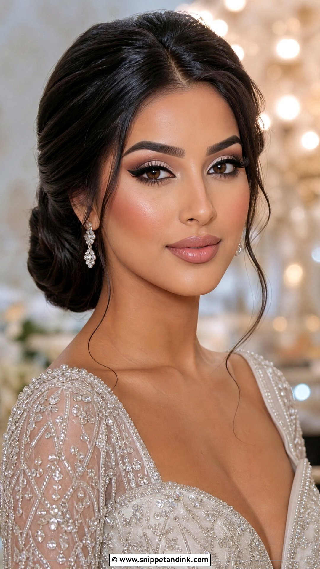 Cut Crease Bridal Makeup - Snippet and Ink - 25 Glam Bridal Makeup Ideas