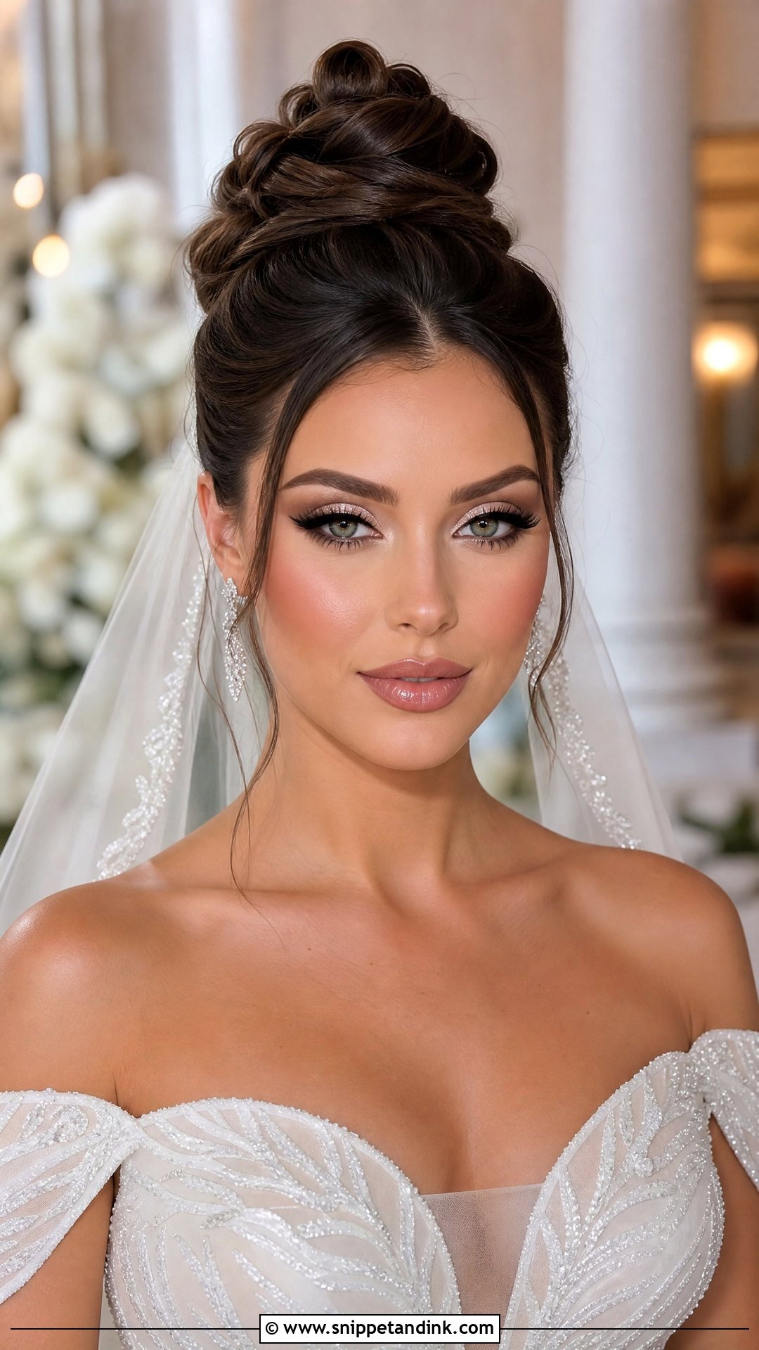 Cut Crease Bridal Makeup - Snippet and Ink - 25 Wedding Glam Makeup Brides
