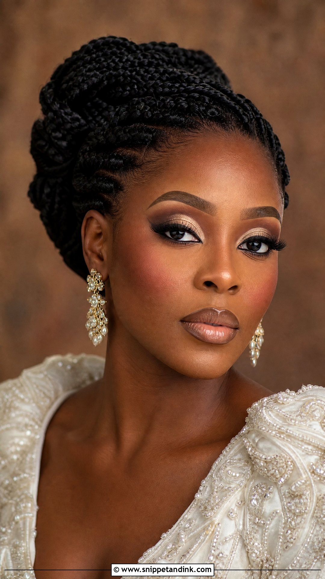 Cut Crease Bridal Makeup For Black Women - Snippet and Ink - 25 Bridal Makeup Black Women