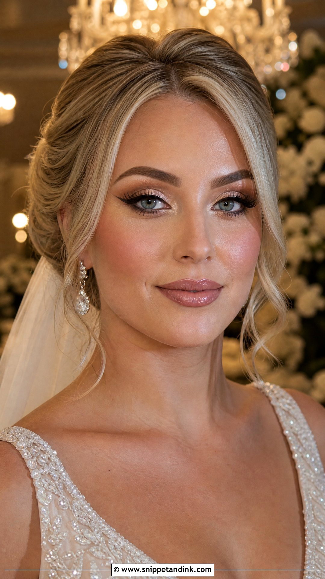 Cut Crease Bridal Makeup For Brown Eyes - Snippet and Ink - 35 Bridal Makeup for Brown Eyes